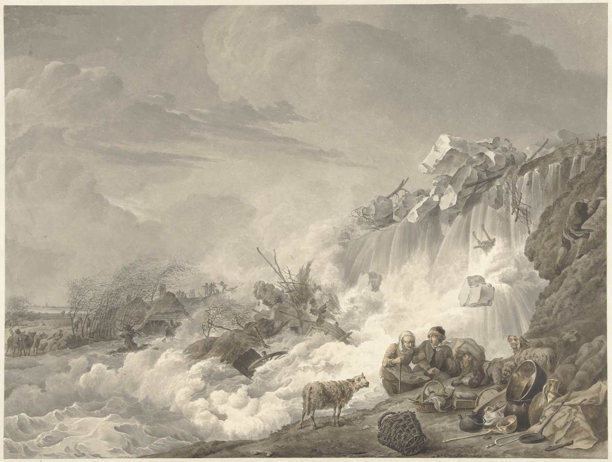 Dike Breach by Cornelis van Hardenbergh
