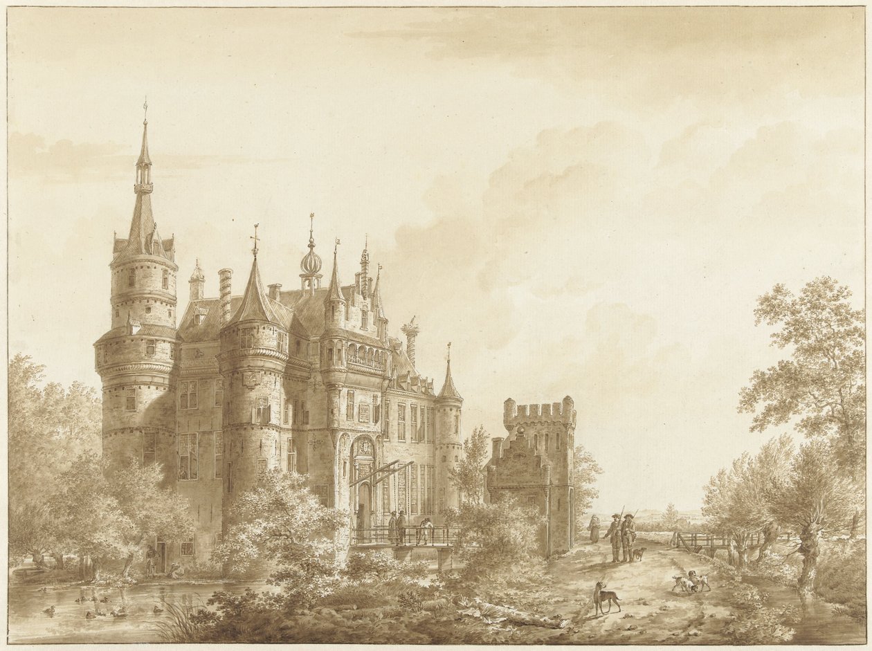 The Castle of Wijk bij Duurstede (?) by Cornelis van Hardenbergh