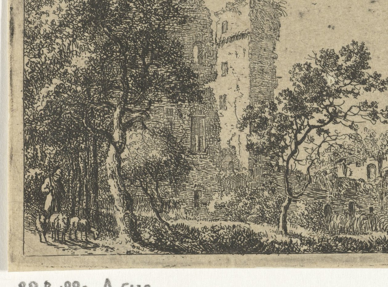 Ruins of Castle de Haar by Cornelis van Hardenbergh