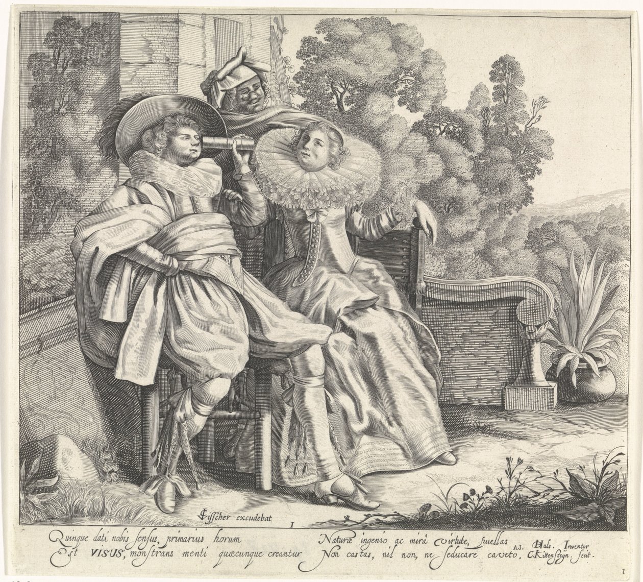 Sight (The Five Senses) by Cornelis van Kittensteyn