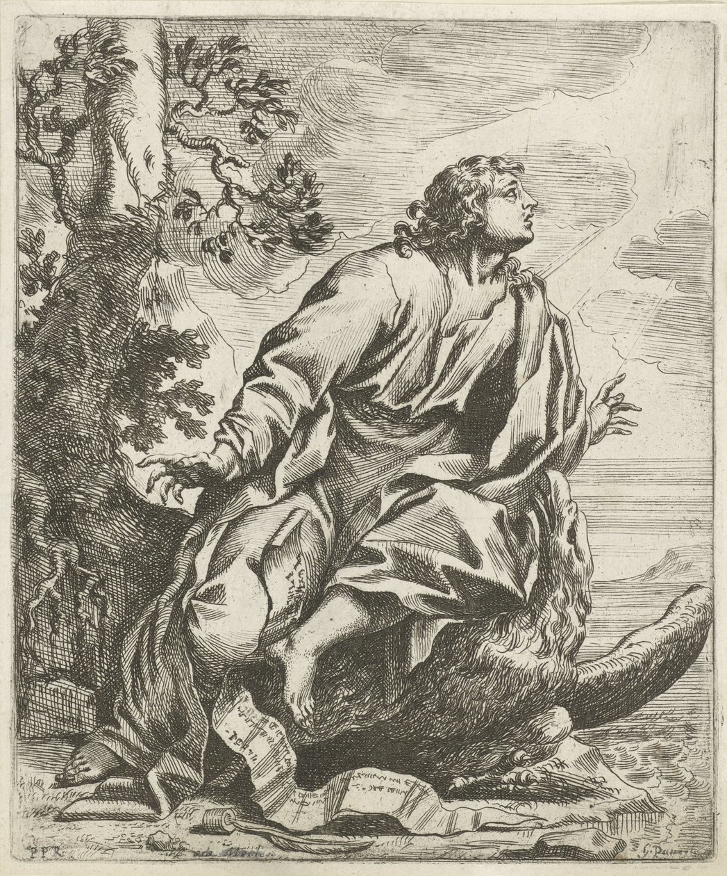 John the Evangelist by Cornelis van Merlen