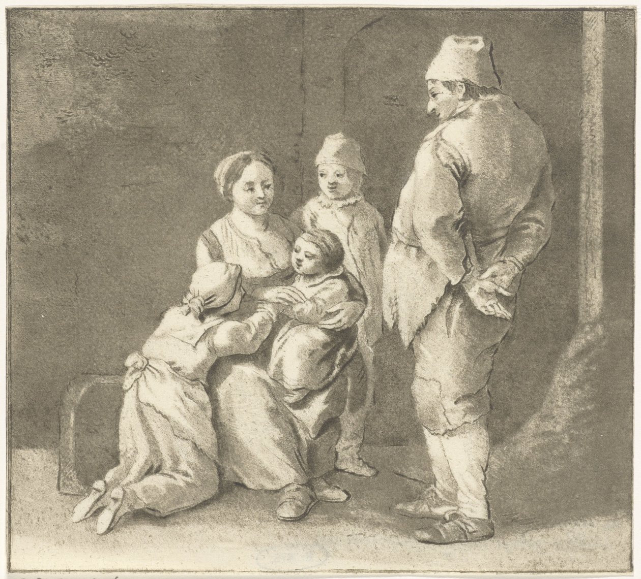 Group of Figures by Cornelis van Noorde