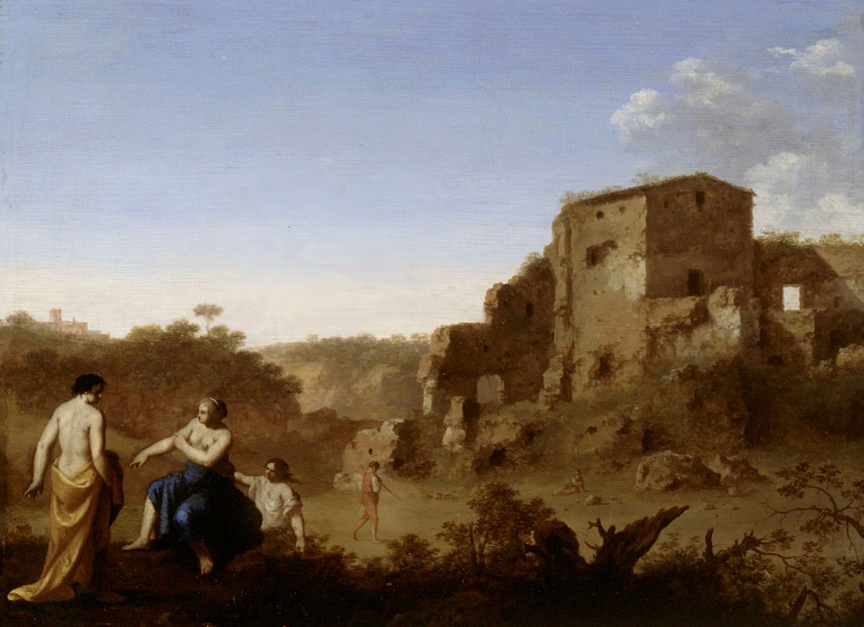 Women Bathing by Cornelis van Poelenburch