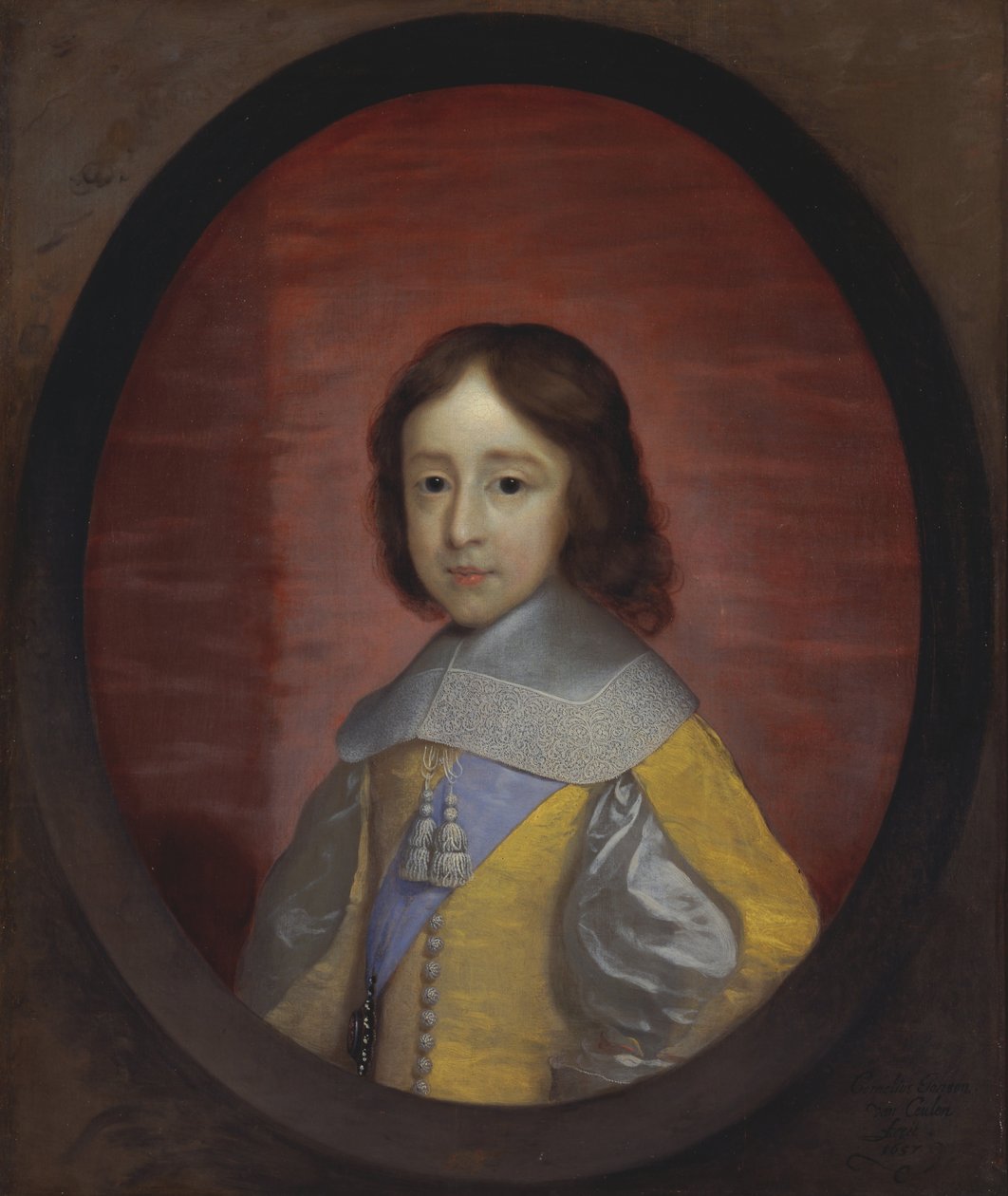 William III, Prince of Orange, as a Child by Cornelius I Johnson
