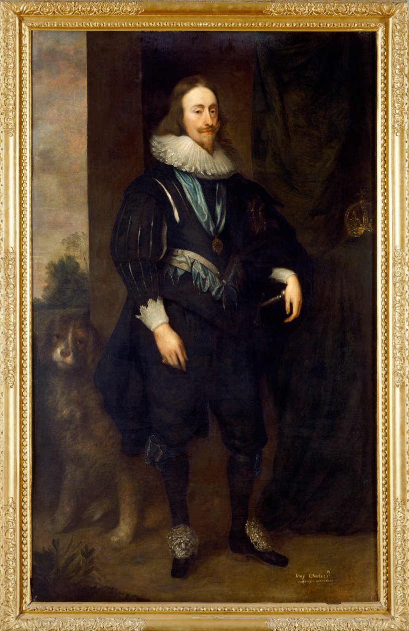 Charles I by Cornelius Janssen van Ceulen