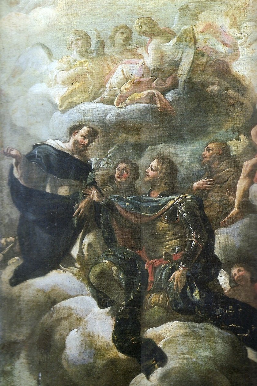 Apotheosis of Saint Nicholas Lorenese (detail) by Corrado Giaquinto