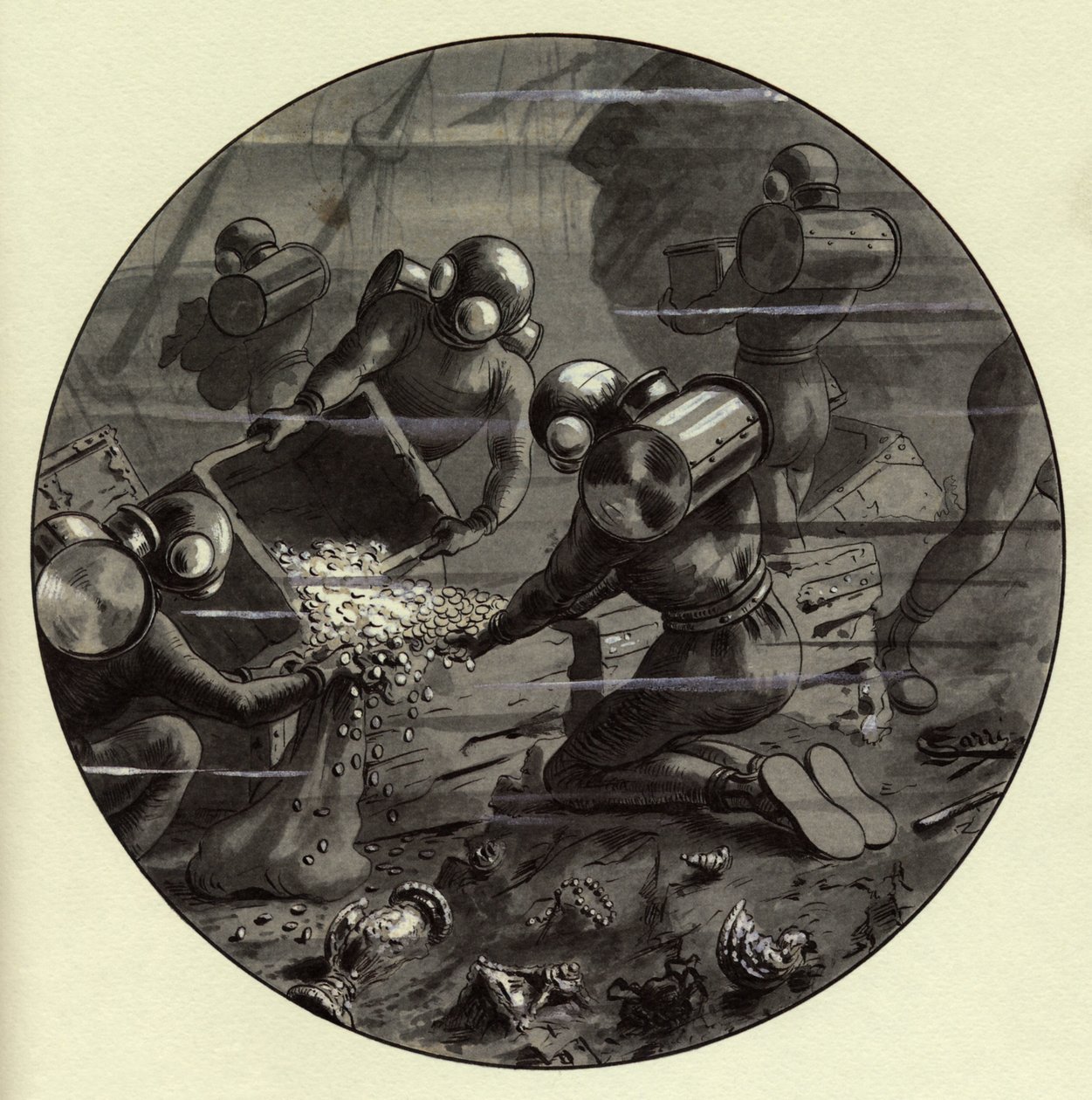 Illustration by Corrado Sarri for 