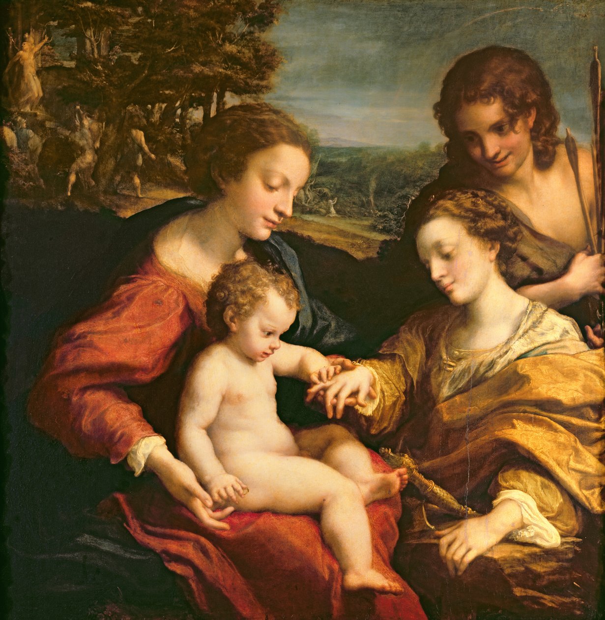 The Mystic Marriage of St. Catherine of Alexandria, c.1526-27 by Antonio da Correggio