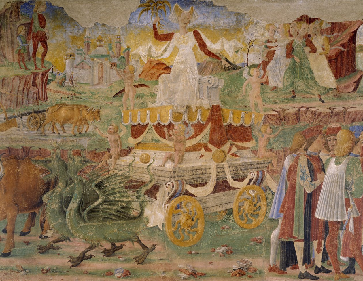Triumph of Ceres (detail) by Cosimo (attr. to) Tura