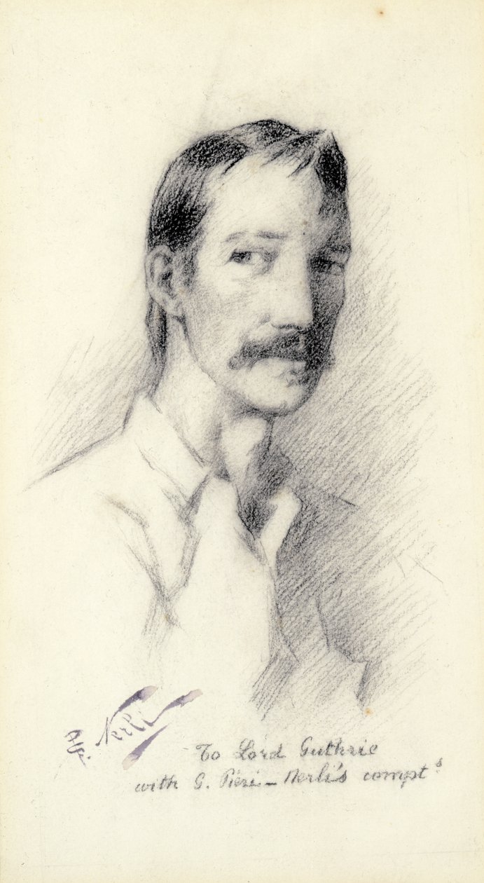 Robert Louis Stevenson by Count Girolamo Pieri Nerli
