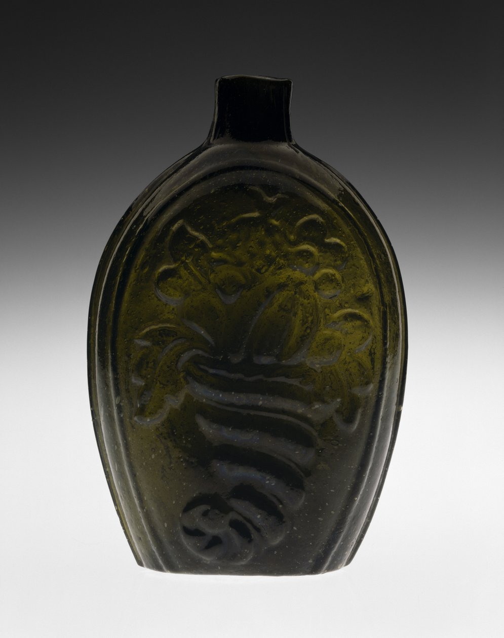 Figured Flask by Coventry Glass Works