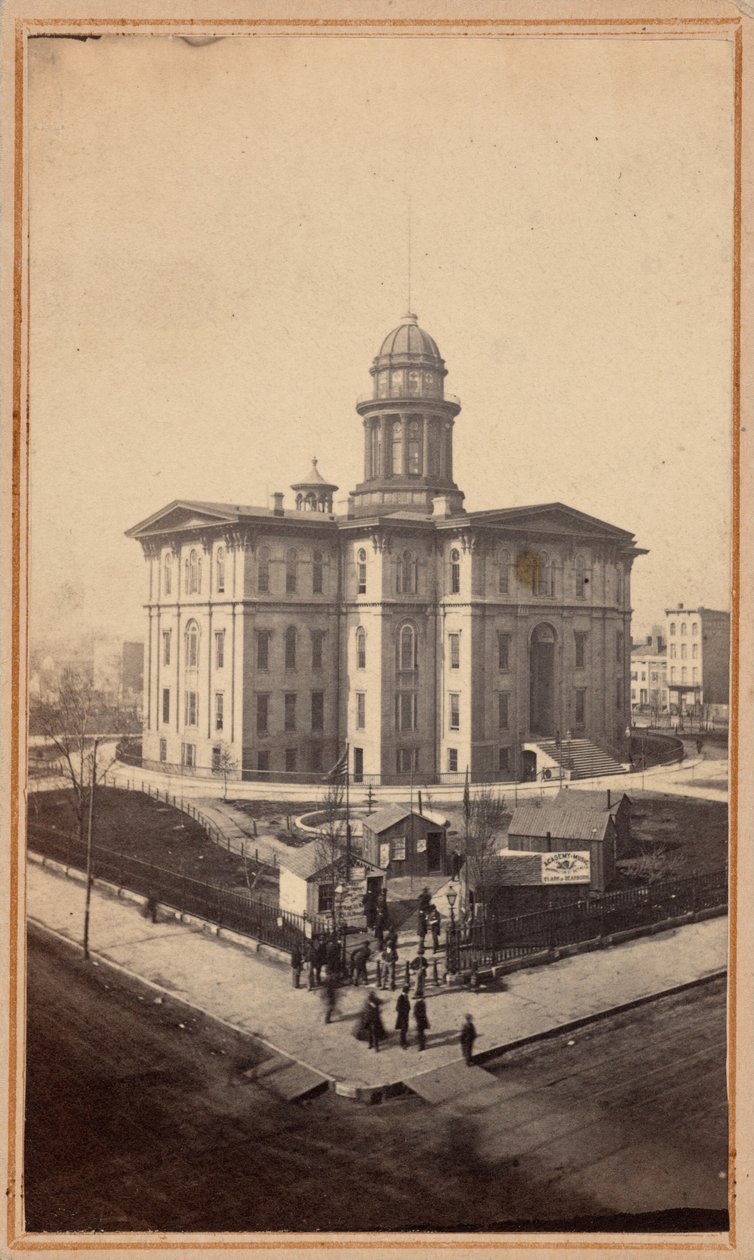 Academy of Music, Chicago, 1860s by Crater