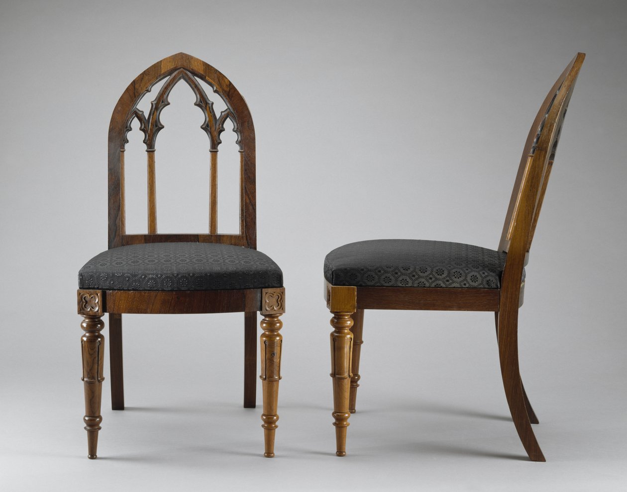 Pair of Side Chairs, c. 1844 by Crawford Riddell