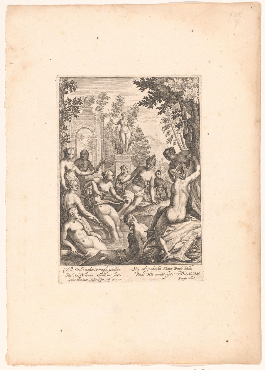 Diana and Callisto by Crispijn van de Passe (I)