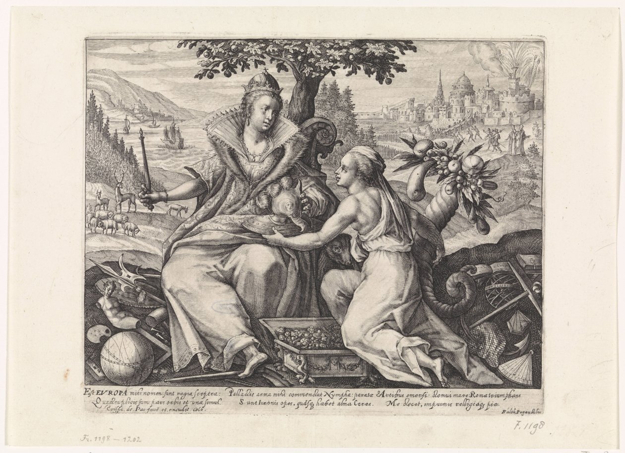 Europe by Crispijn van de Passe (I)