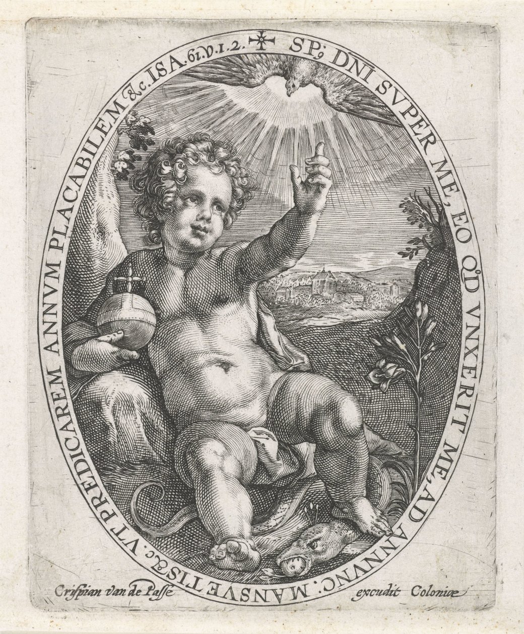 The Christ Child as Conqueror of Evil by Crispijn van de Passe (I)
