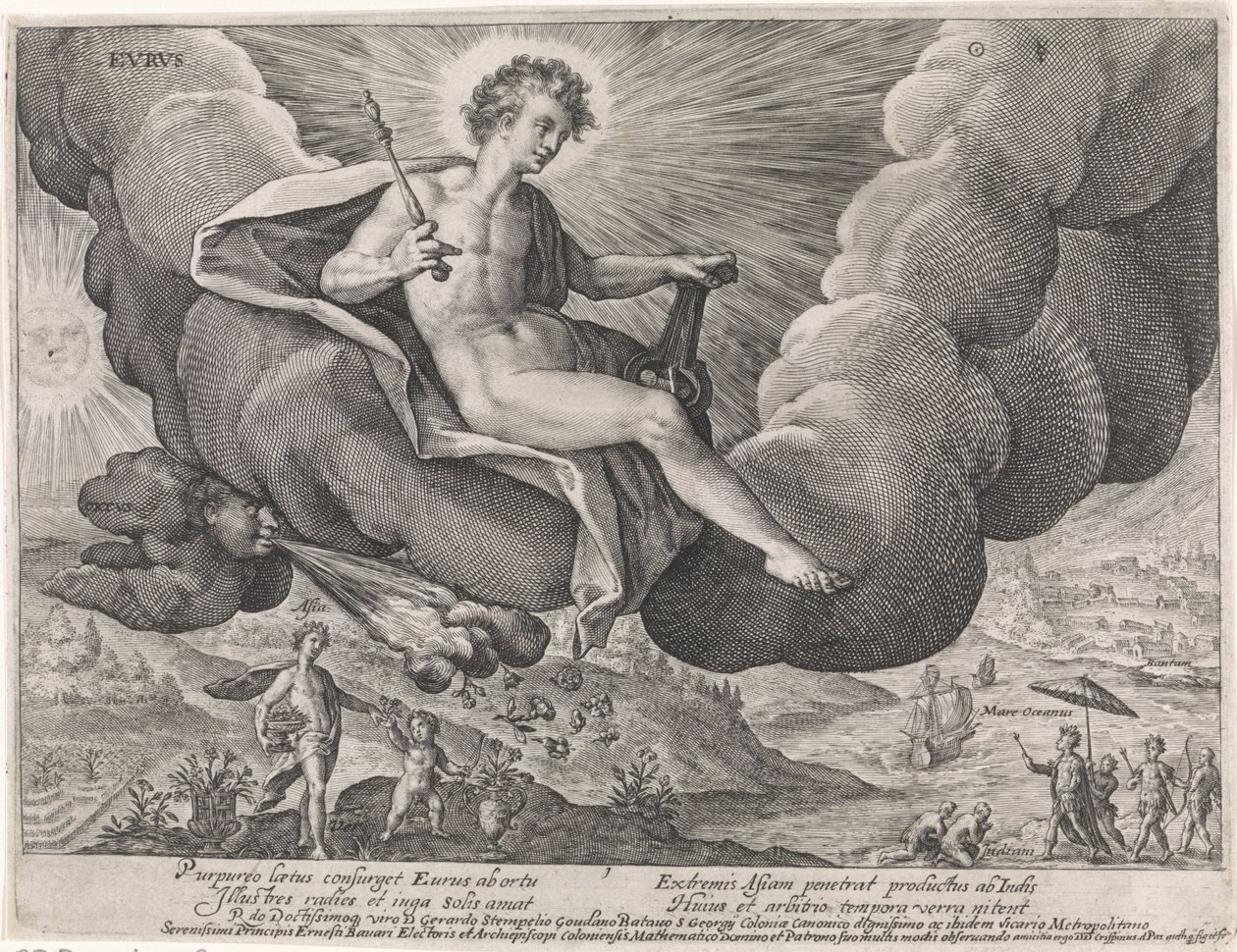 East Wind by Crispijn van de Passe (I)