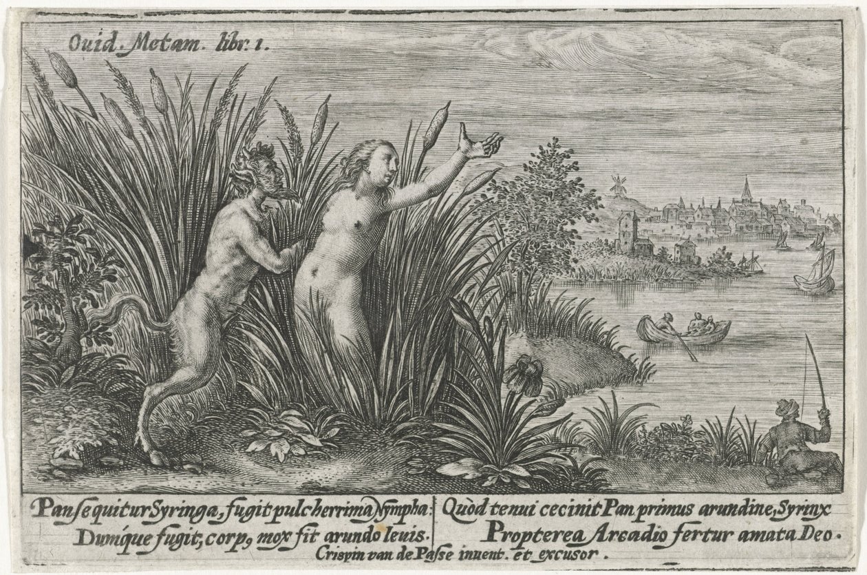 Pan and Syrinx by Crispijn van de Passe (I)