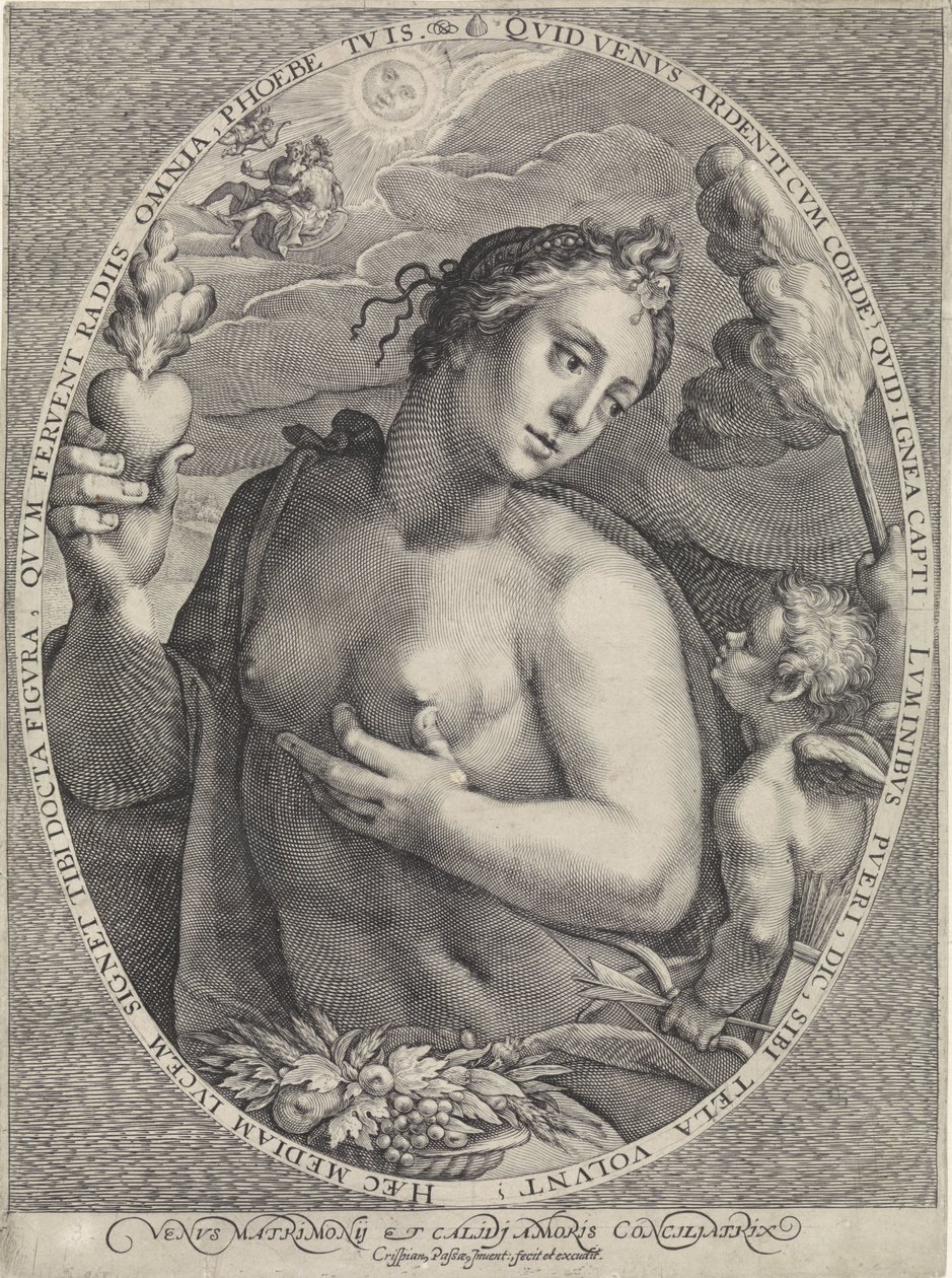 Venus and Cupid by Crispijn van de Passe (I)