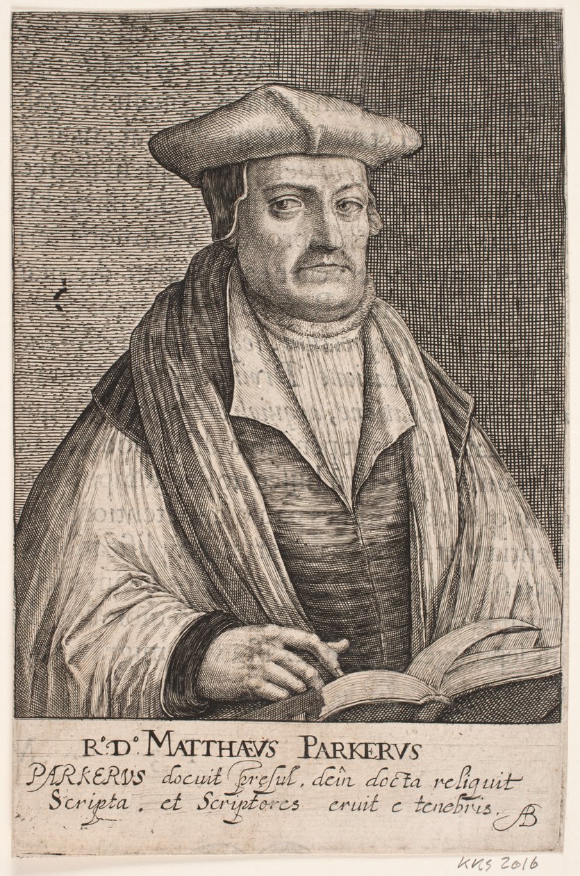 Mathew Parker, Archbishop of Canterbury by Crispijn van de Passe