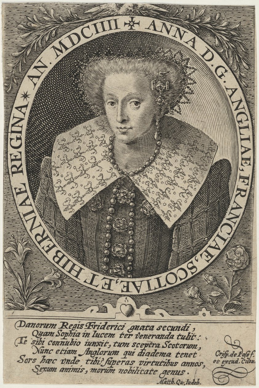 Anne of England by Crispijn van de Passe I
