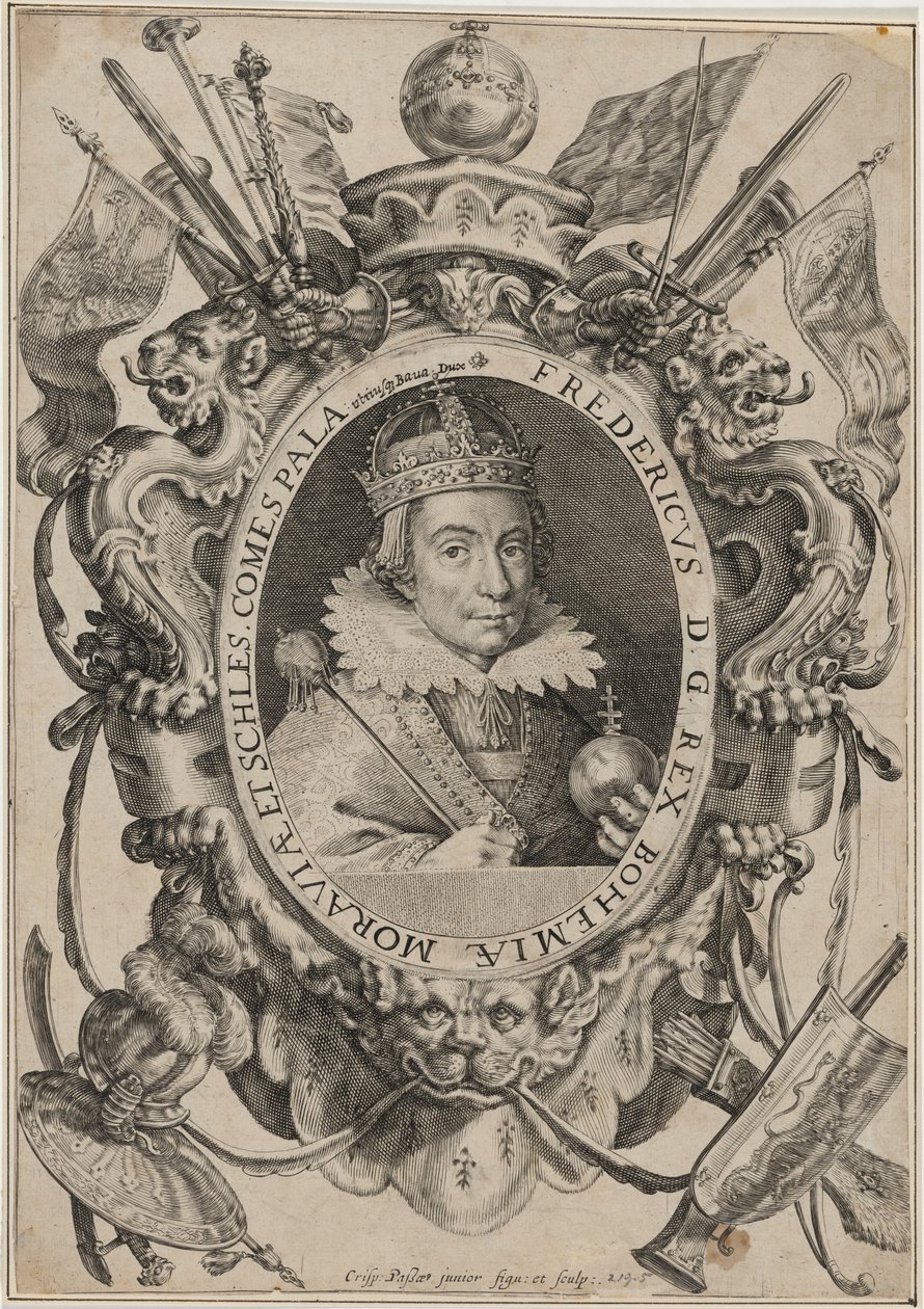 Frederick V, Elector Palatine, King of Bohemia by Crispijn van de Passe I