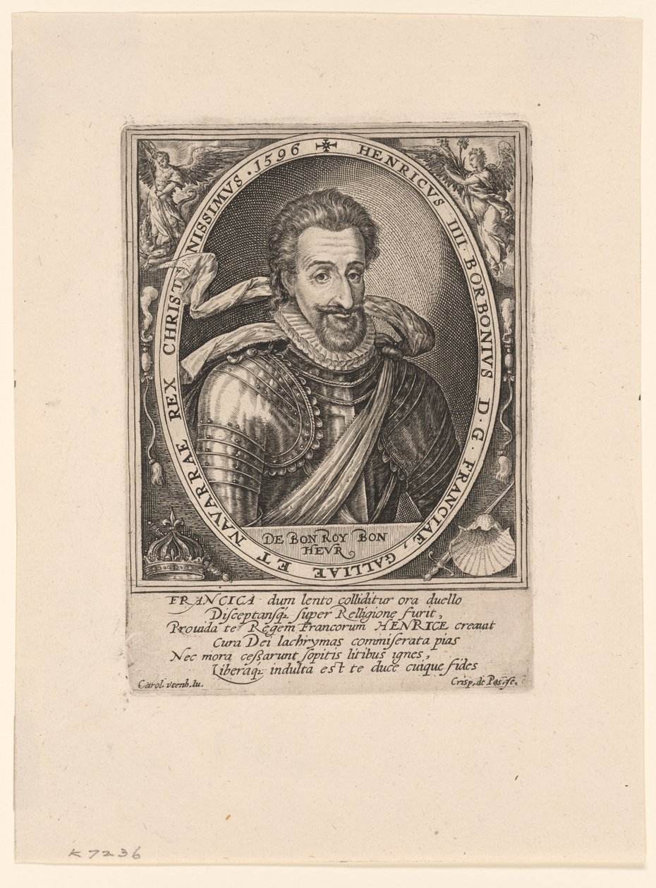 Henry IV, King of France by Crispijn van de Passe I