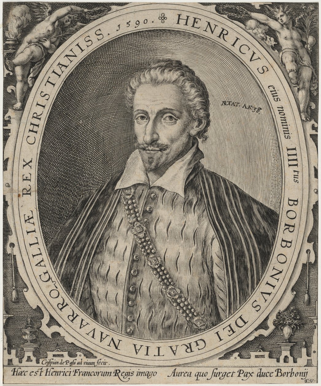 Henry IV, King of France by Crispijn van de Passe I