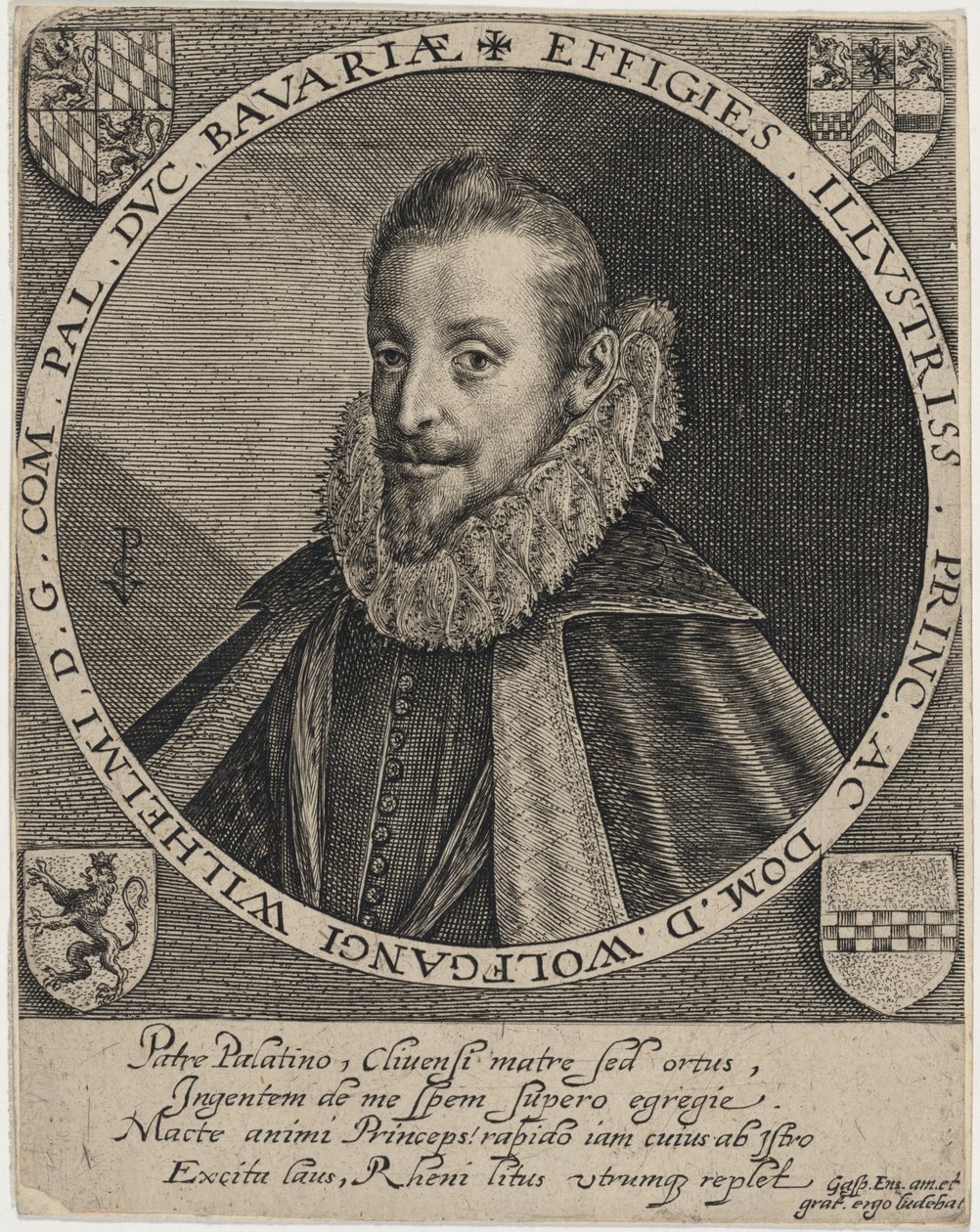 Wolfgang William, Count Palatine by Crispijn van de Passe I