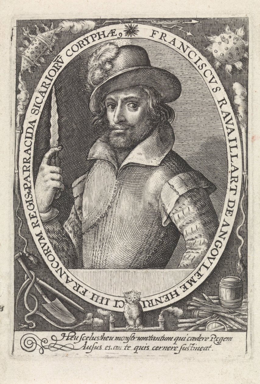 François Ravaillac, the Murderer of King Henry IV of France by Crispijn van de Passe the Elder