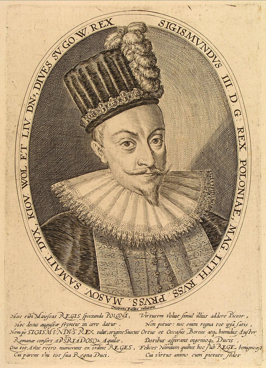 Sigismund III Vasa, King of Poland by Crispijn van de Passe the Elder