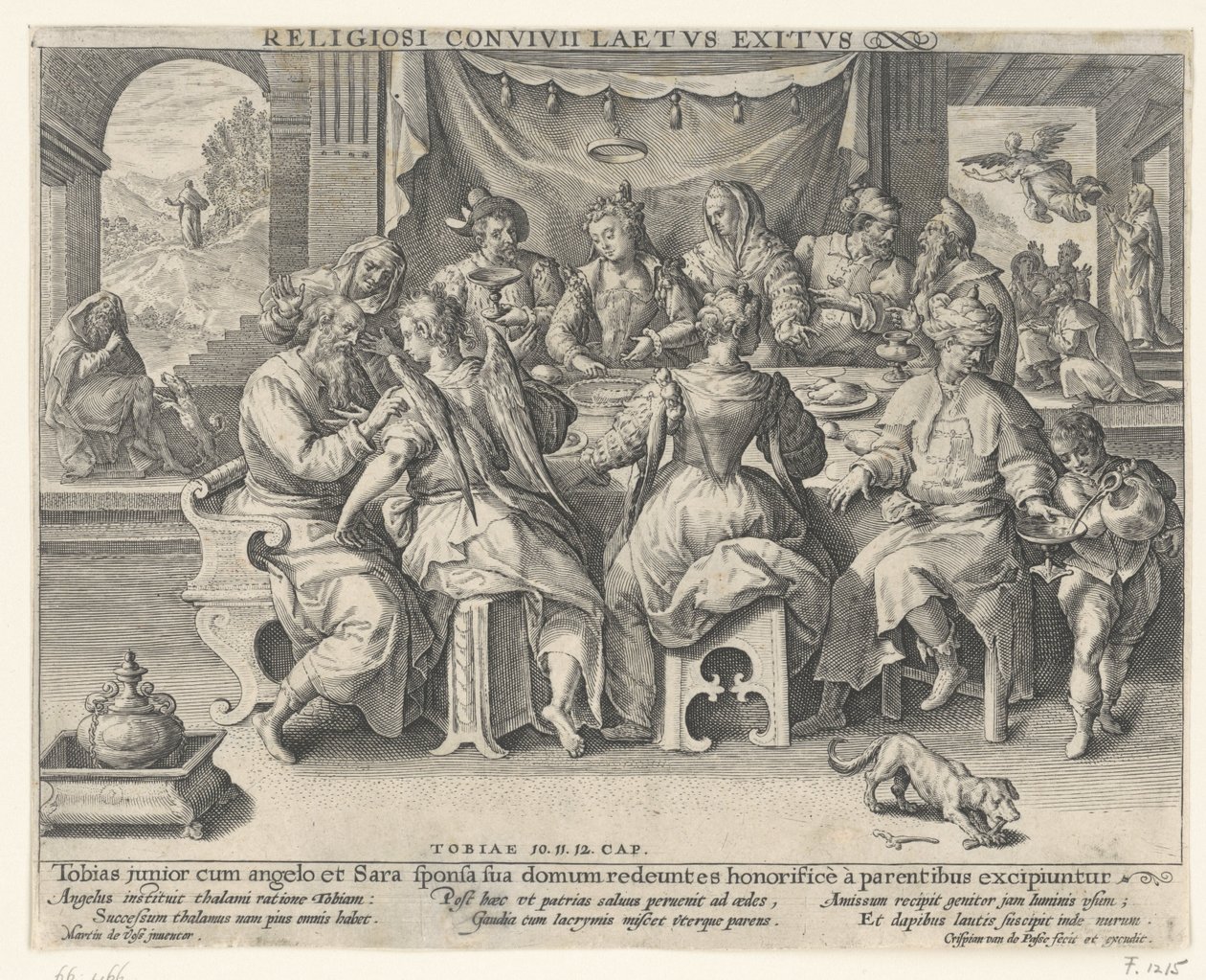 The Return of Tobias by Crispijn van de Passe the Elder