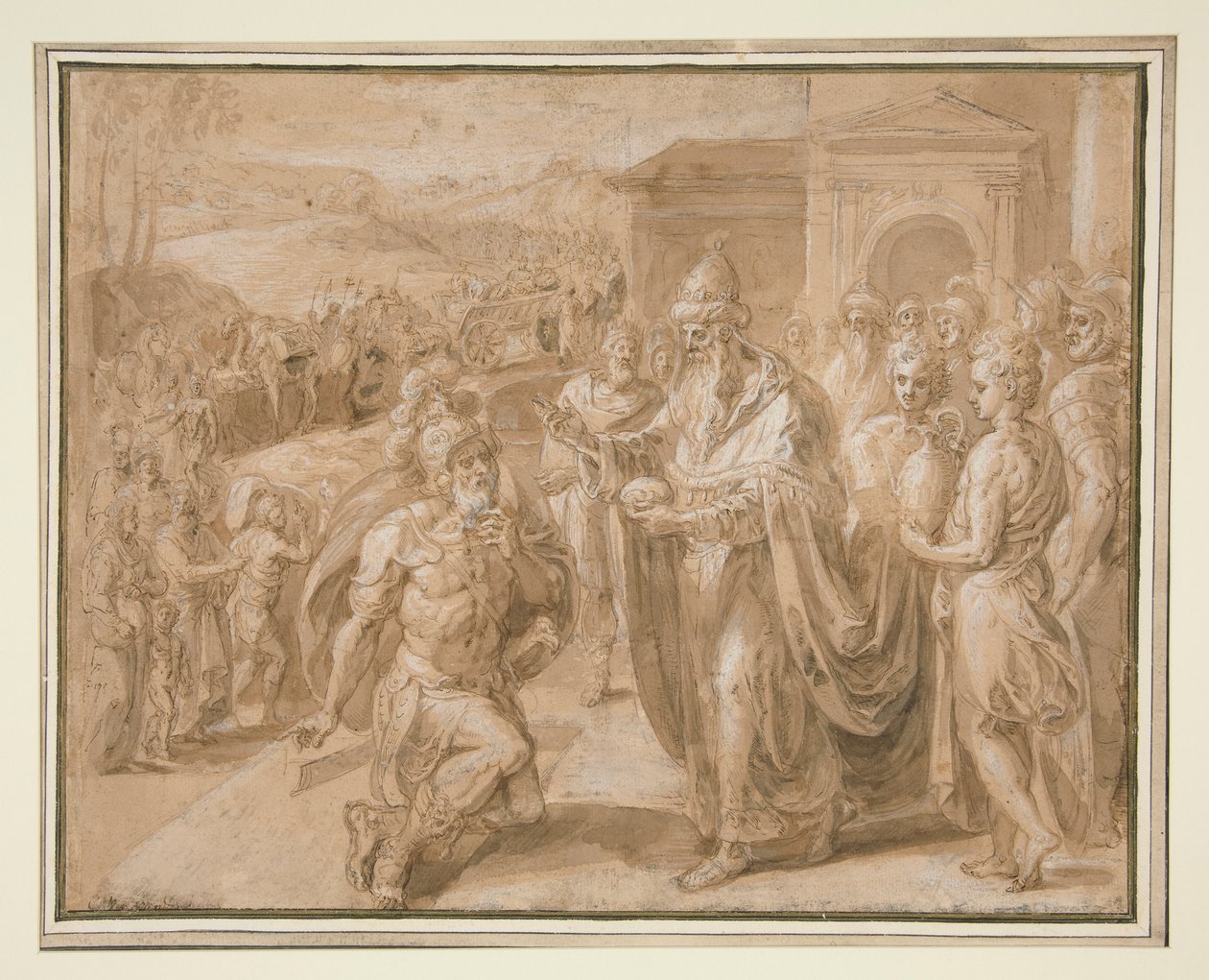 Abraham and Melchizedek by Crispin van den Broeck