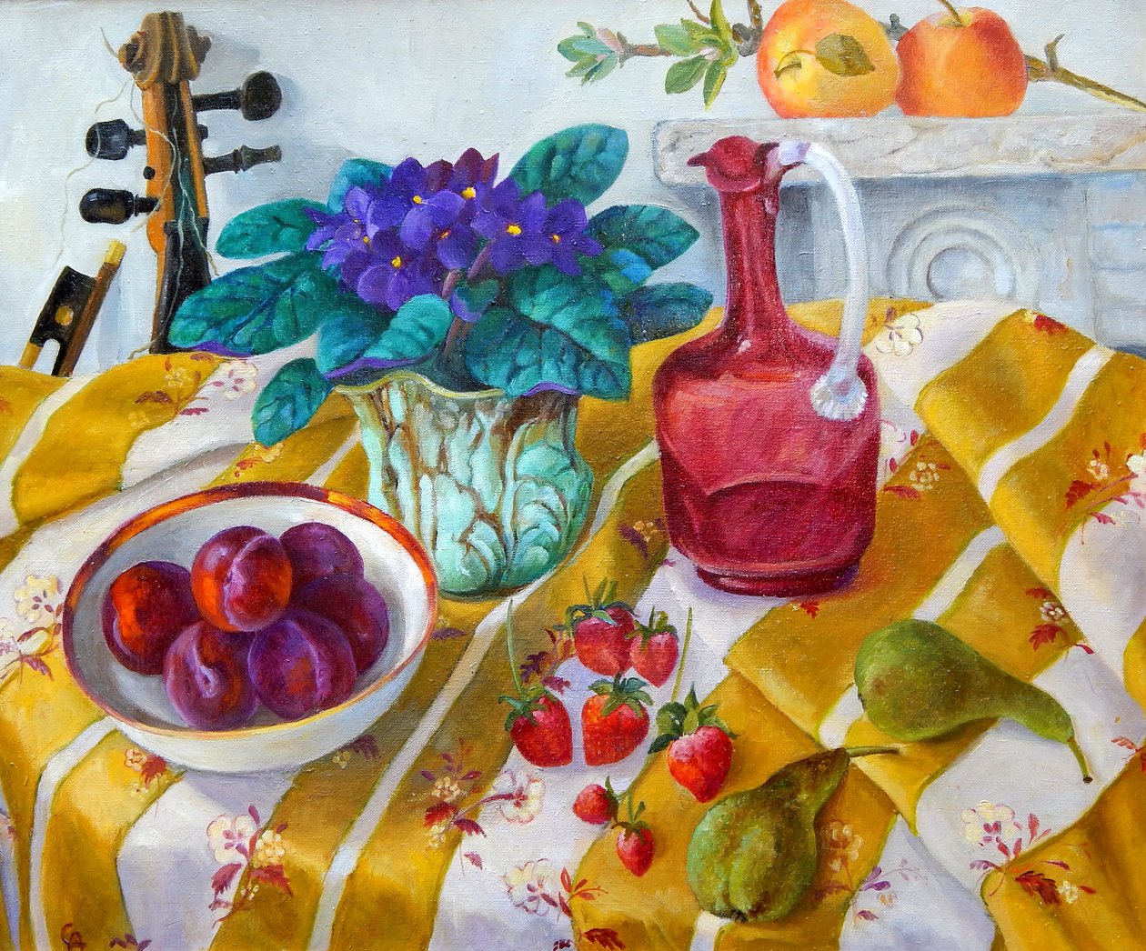 African Violets, 2012 by Cristiana Angelini