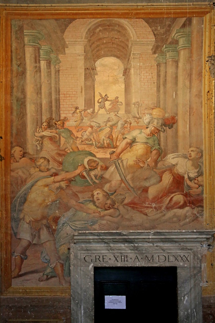 Martyrdom of Numerous Saints by Cristoforo & Tempesta Antonio (1555 1630) Roncalli