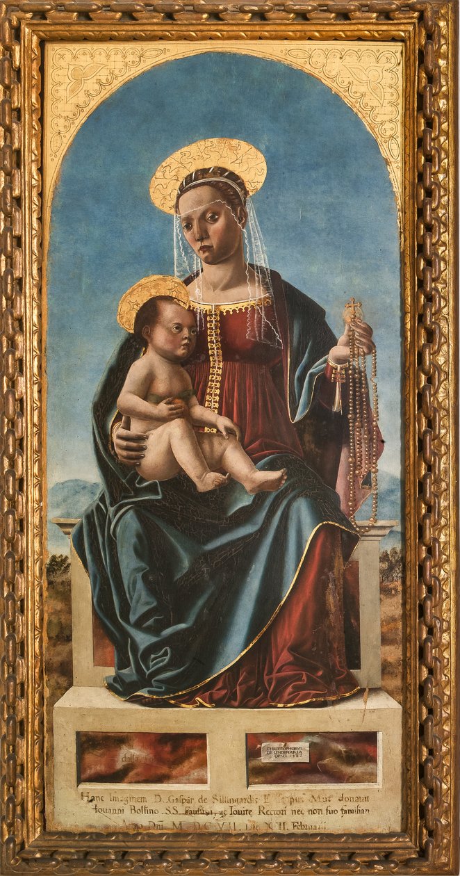 Madonna with Child by Cristoforo da Lendinara Canozzi or Canozi