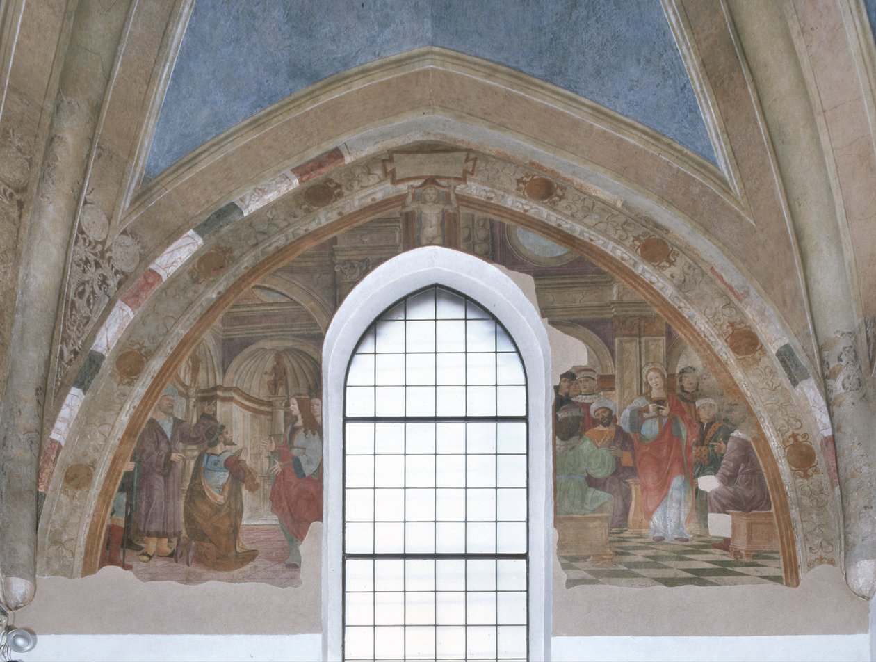 Scenes from the life of Saint Catherine, Cappella Bolla by Cristoforo de Mottis