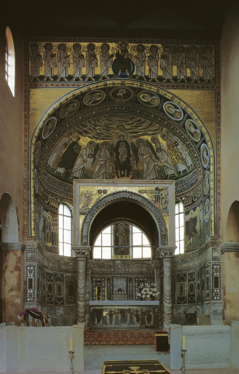 Apse and ciborium with mosaics, c.540 by Croatian School