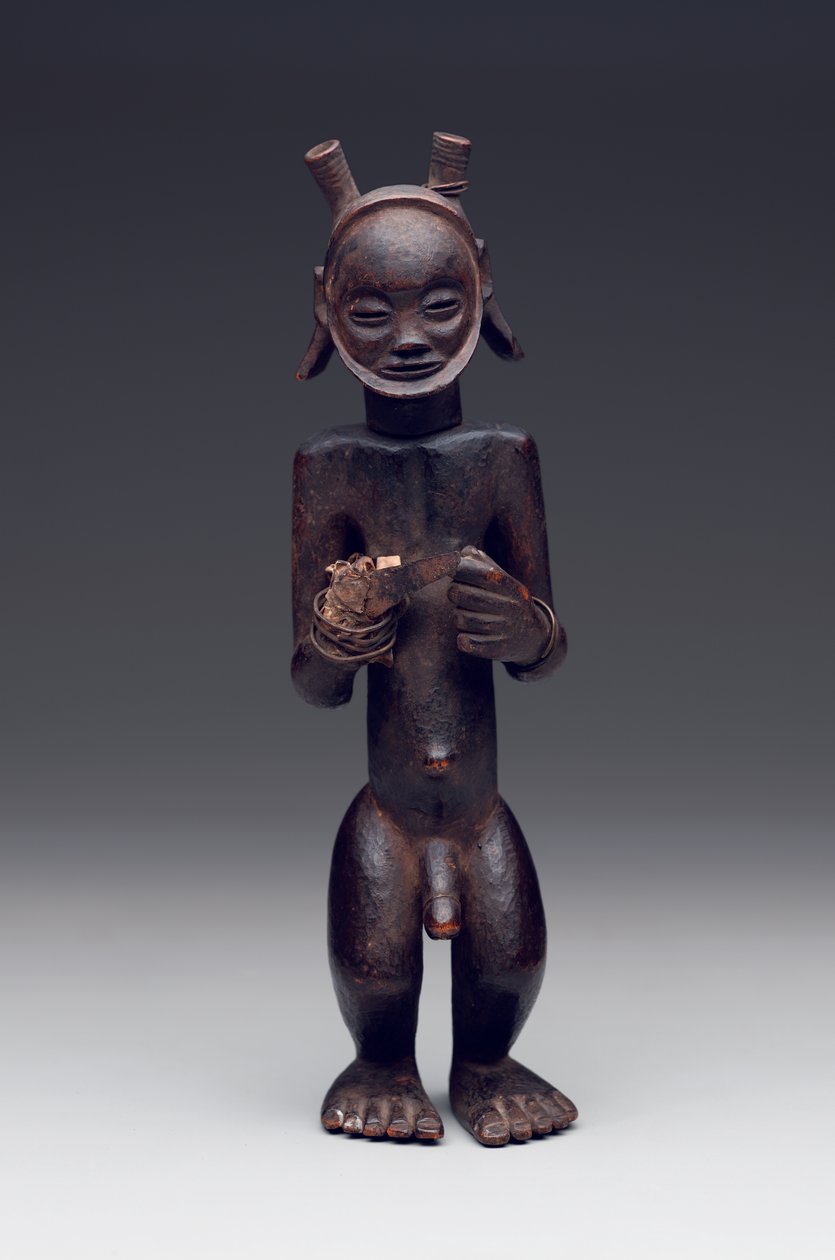 Ritual container in the form of a standing male figure