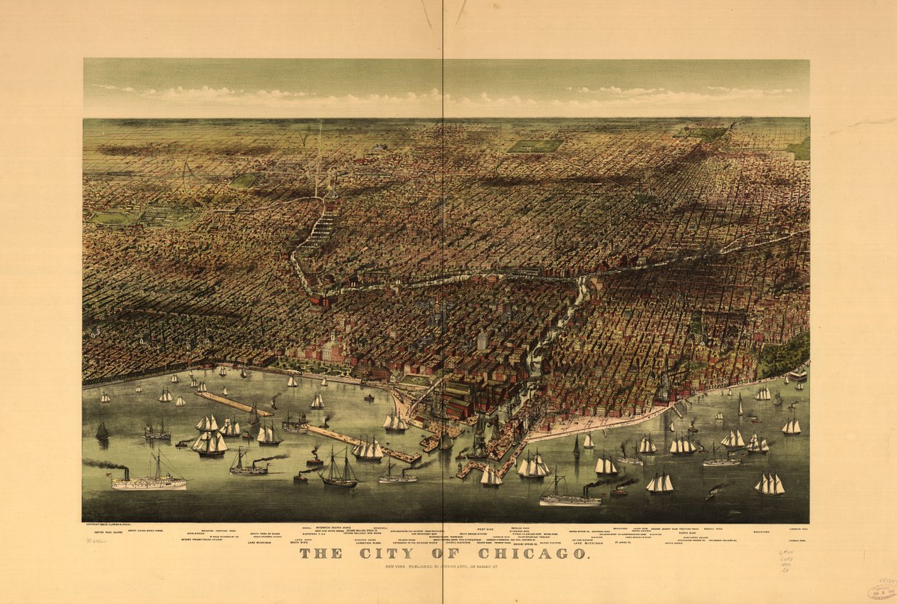 The City of Chicago by Currier and Ives