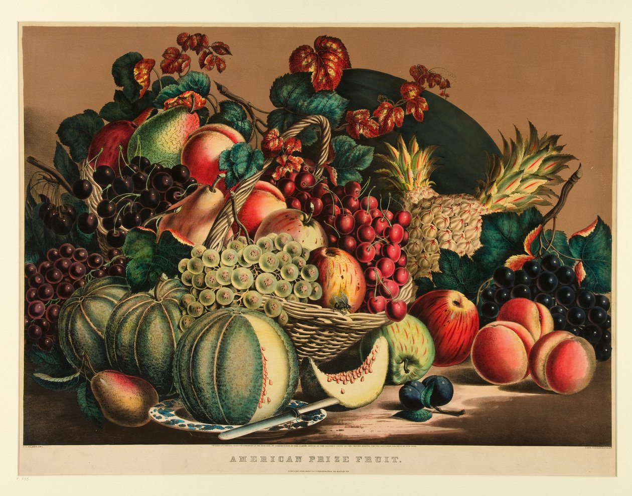 American Prize Fruit by Currier and Ives
