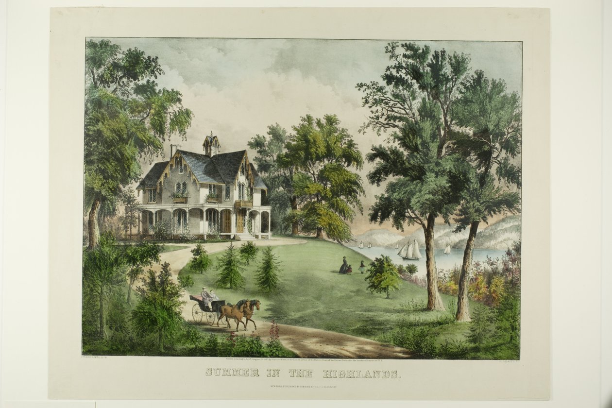 Summer in the Highlands by Currier and Ives