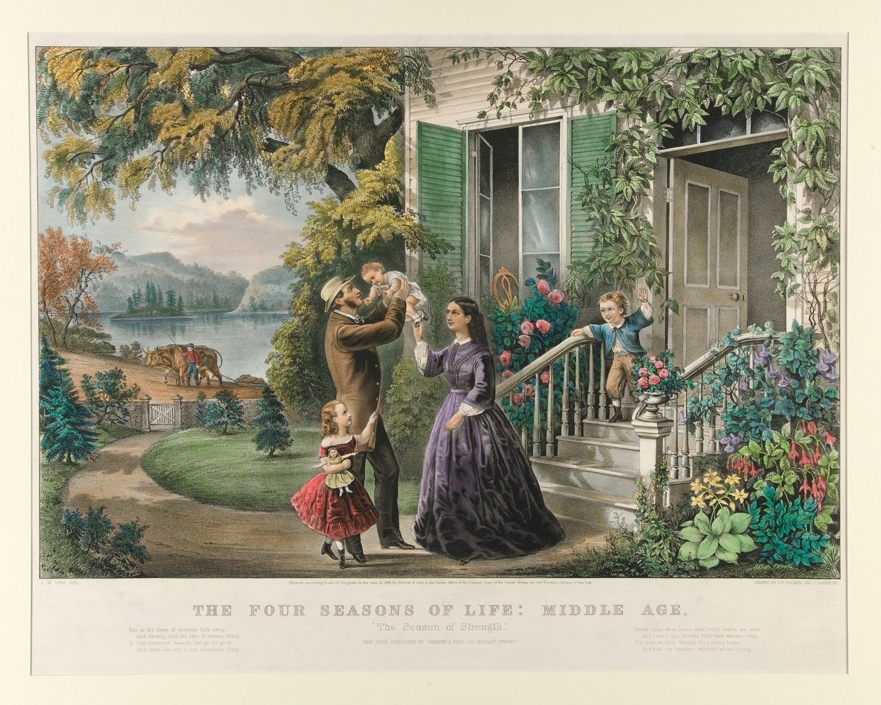 The Four Seasons of Life: Middle Age by Currier and Ives