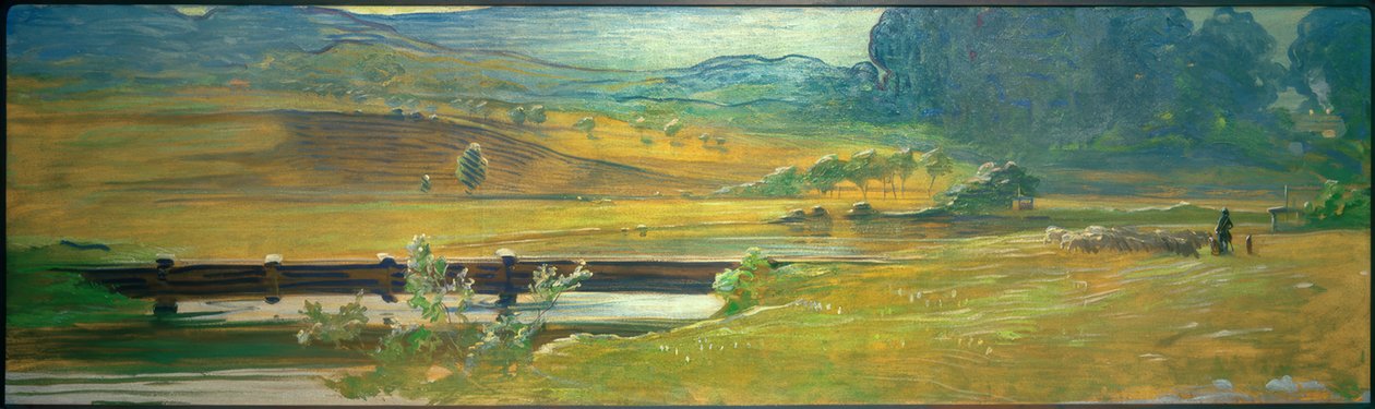 In the Wiesental near Pretzfeld by Curt Herrmann