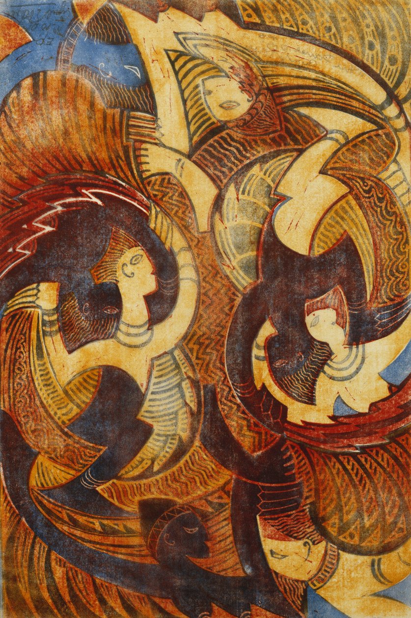 Fire-Dance, c. 1931 by Cyril Edward Power