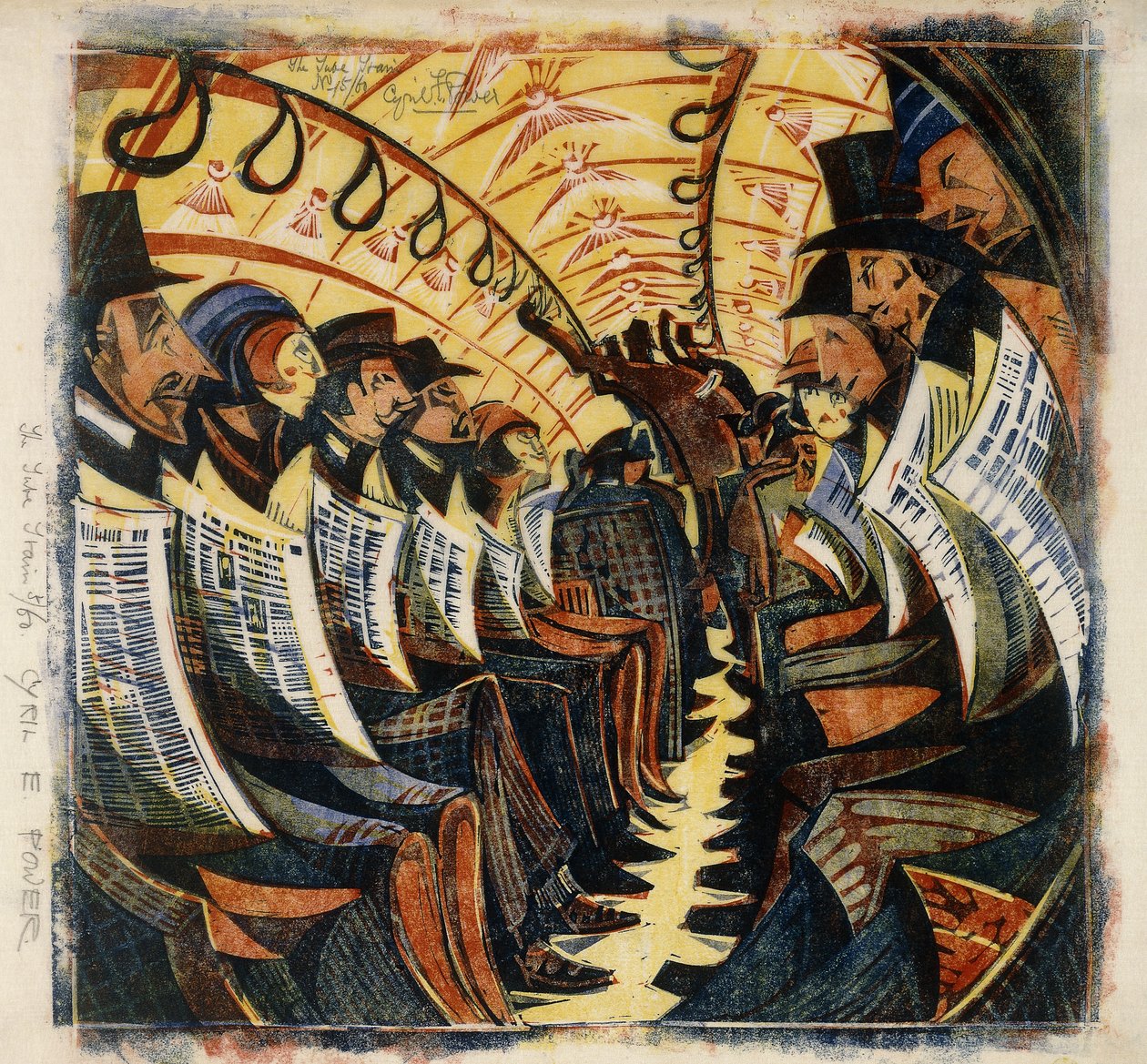 The Tube Train by Cyril Edward Power