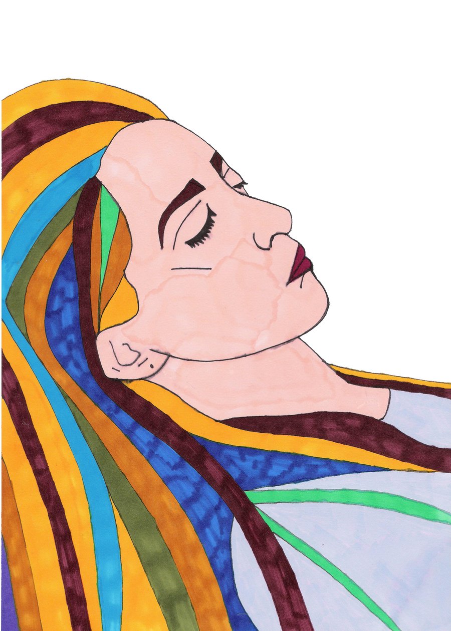 Self Portrait by Daisy de Villeneuve