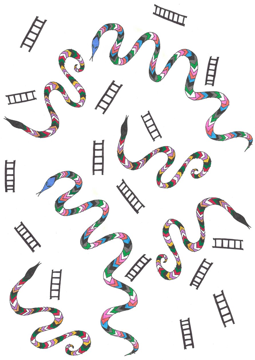 Snakes & Ladders, 2024 by Daisy de Villeneuve
