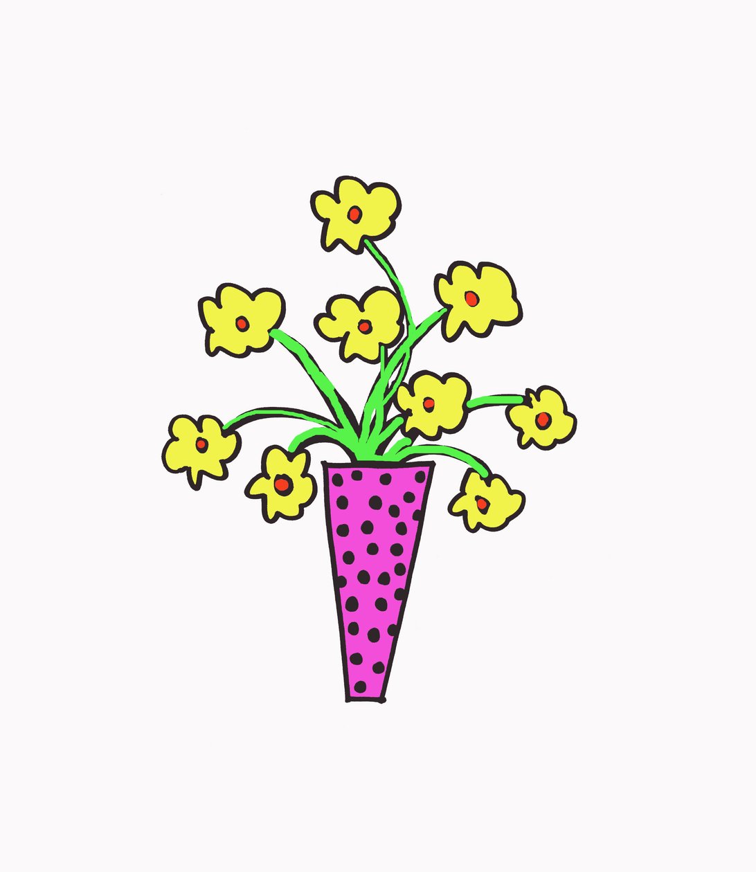 Vase of Flowers by Daisy de Villeneuve