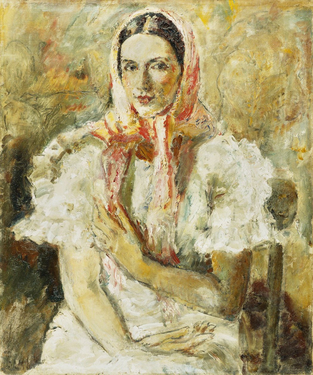 Russian Peasant Girl, Olga Eliena by Dame Ethel Walker